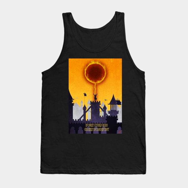 Praise the Sun Silhouette Piece Tank Top by Art of Arklin